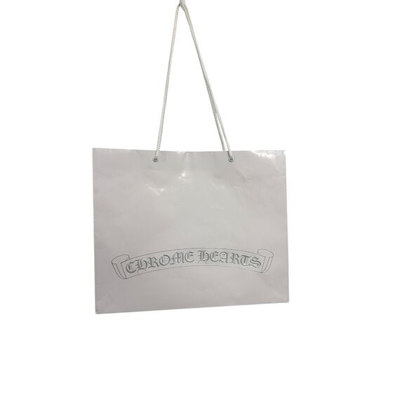 Chrome hearts white medium shopping bag/gift bag Authentic 13x16x5 - Picture 1 of 8